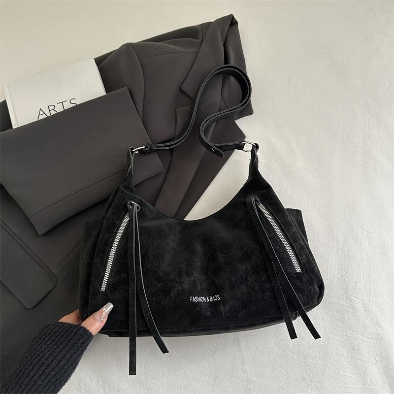 Сумка-тоут большой вместимости, новая универсальная сумка-шоппер на плечо и подмышку, премиальная текстура