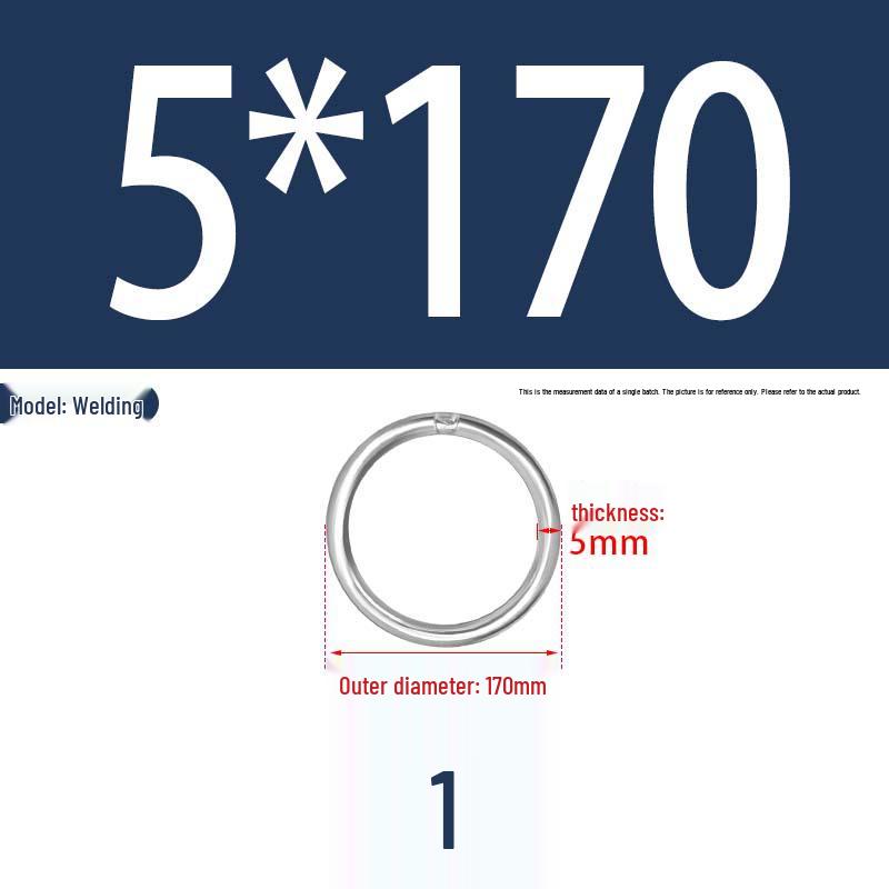 304 Stainless Steel Seamless O-Ring for Lifting and Hammock Yoga Connection