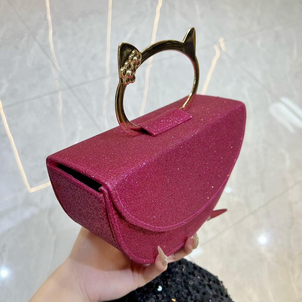 High-end, Niche Design Handbag Box for Fashionable Dinner Parties, Single-shoulder Crossbody Bag
