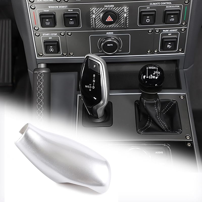 Gear Shifting Knob Cover Compatible with Ineos Grenadier 2020-2024 Gear Shift Knob Head Back Cover Trim Interior Moulding Decoration Sticker