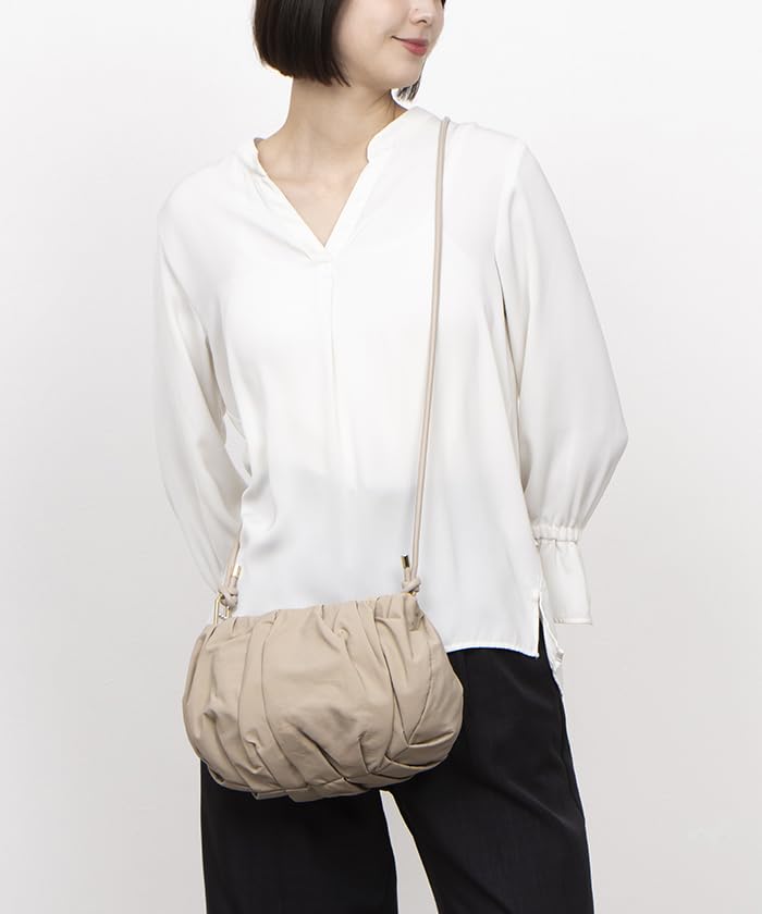 LANVIN en Bleu Gracily Mini Shoulder Size F Bag, Beige,