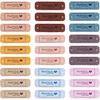 Cheriswelry 54pcs Microfiber Leather Labels 9 Color Rectangle Word Handmade & Love Cloth Labels Art Woven Tag Knitting Fashion Garment Sewing Label