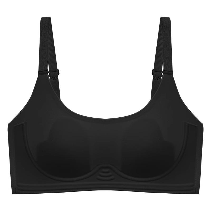Langsha Seamless Underwear Women's Summer Ultra-thin Bra Ice Silk Breathable Cool Breathable Tube Top Gathers Beautiful Back Underwear Women