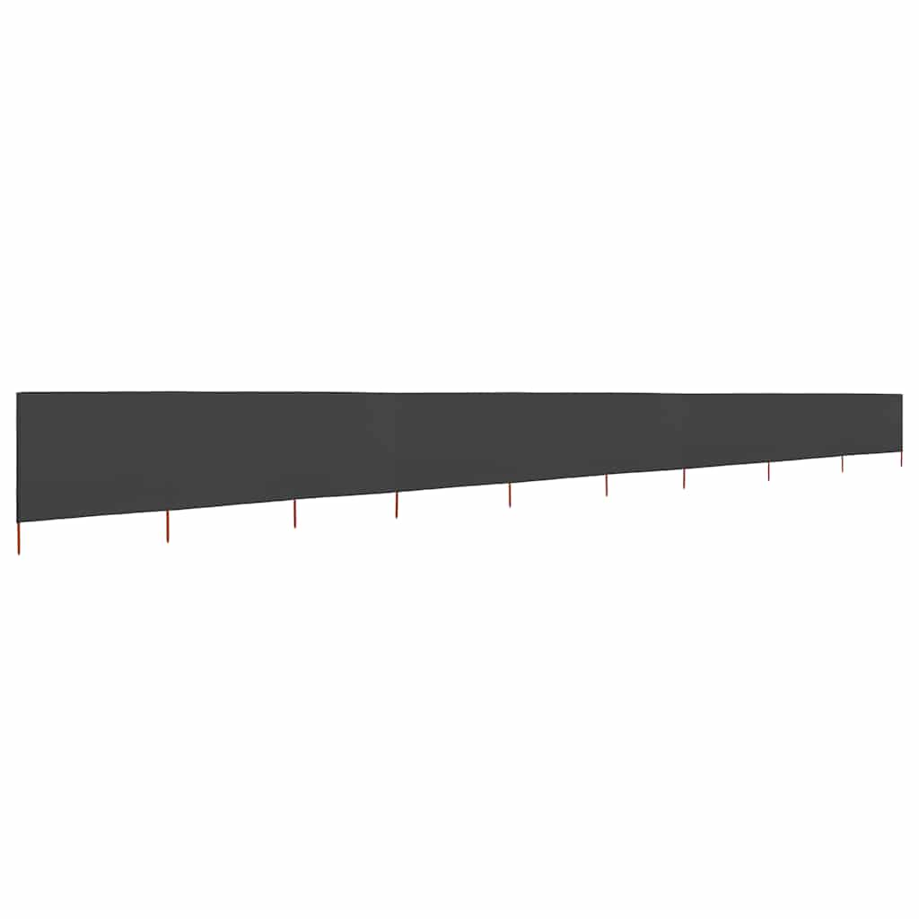 9 Piece Windscreen Mesh 1200 X 160 Cm Anthracite
