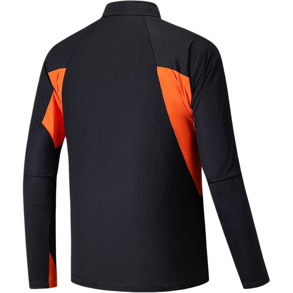 Anta Champion Outdoor Series Stand Collar Versatile Casual Color Block Warm Fashion Knit Sweater Men Sweater 152540411-2