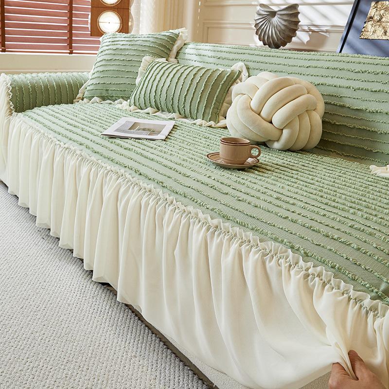 Französische Creme Wind Sofa Handtuch Vier Jahreszeiten Universal Sofaüberwurf Neu All-Inclusive Universal Sofadecke