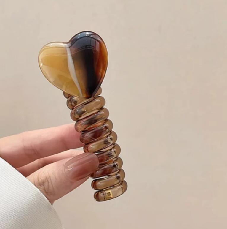 

2024 Японский стиль Сердце Пузырь Коса Резинка для волос - Высококачественное женское кольцо для хвостика