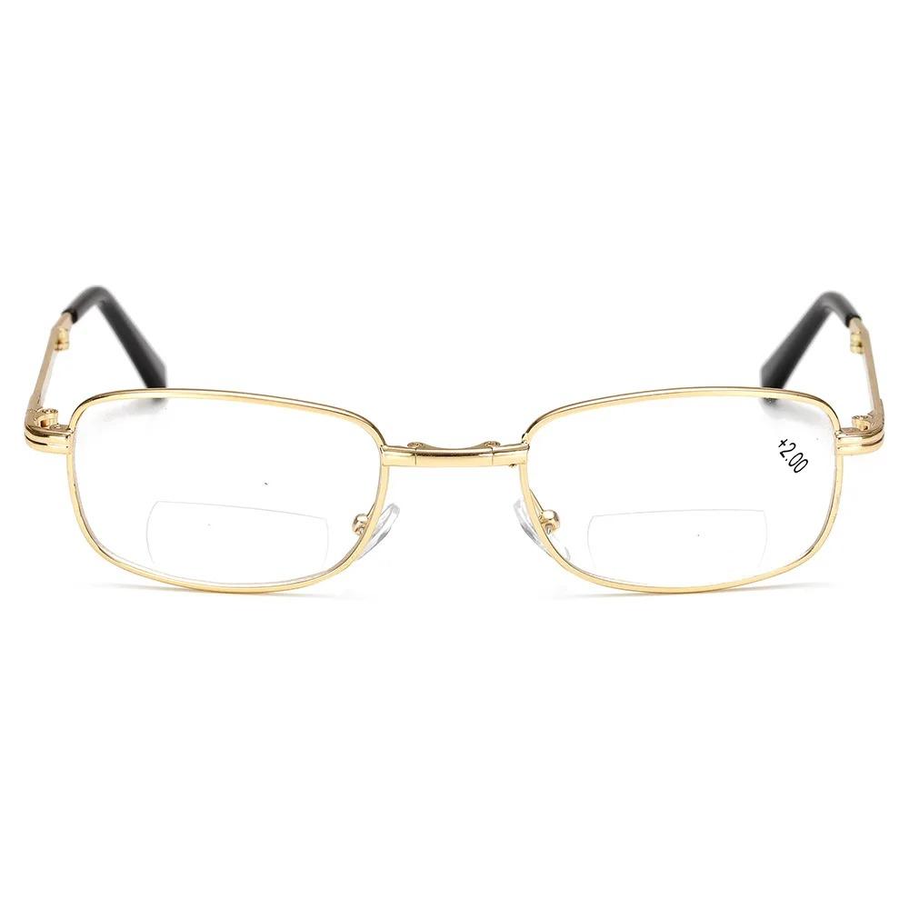 Reading Glasses Men Portable Presbyopia Glasses with Box Foldable Prescription Glasses Eyeglasses +1.0 To +4.0