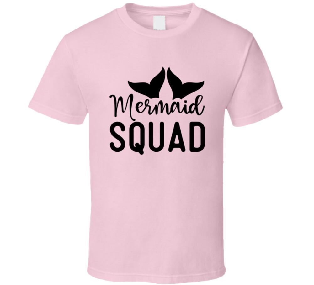 Mermaid Squad Tshirt Magical Aquatic Themed Tee Enchanted Unisex T Shirt XXXXL