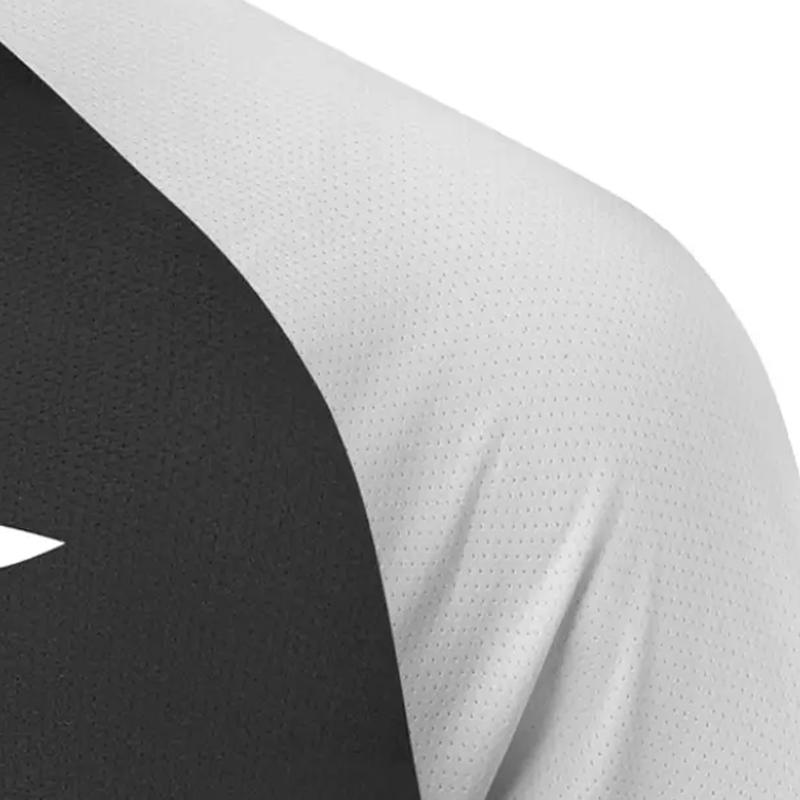 Li-Ning Color Block Round Neck Pullover Short Sleeve T-Shirt Vintage Fashion Comfortable Versatile Shorts Casual Sports Set ATSU783-1+AKSV843-1