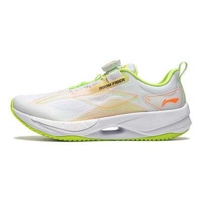 Li Ning Kids Lightweight Running Shoes Kids Sneakers Yellow White YKFU012-11