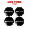 4pcs 56/60/65MM Car Wheel Center Hub Caps Sticker Decor For Mercedes Benz AMG A B C D M S R G Class GLA GLB W124 W176 W204 W212 CQ1  F59