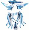 New MGSD Glacier Blue Gradient Wing Assembly Model Kit Action Figures Toys With Water Decals Display Stand Desktop Collectible