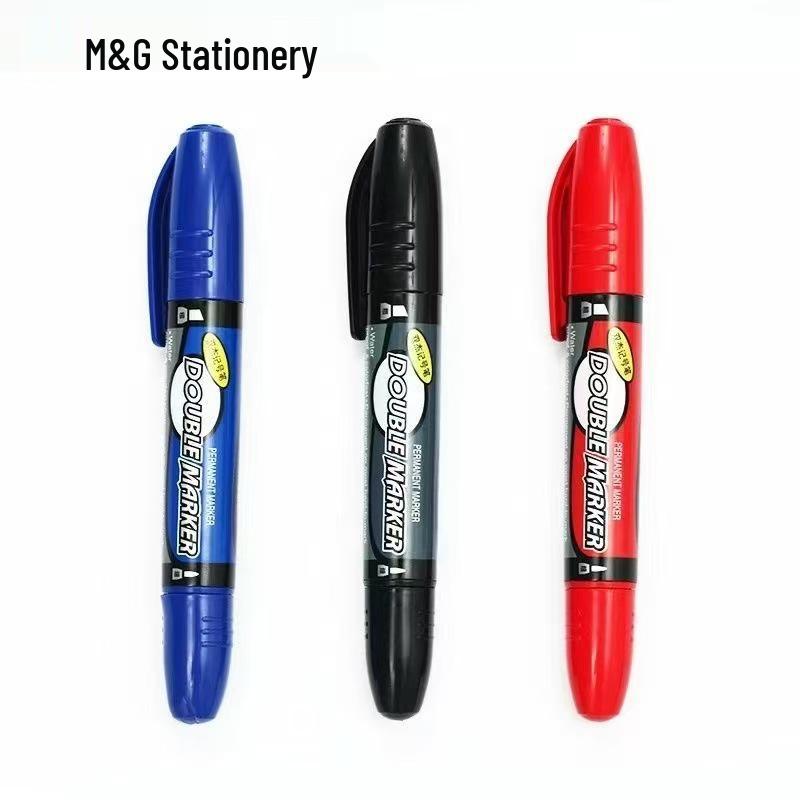 Morning Light MG2110 Double-Ended Oil-Based Marking Pen for Advertising and Logistics.