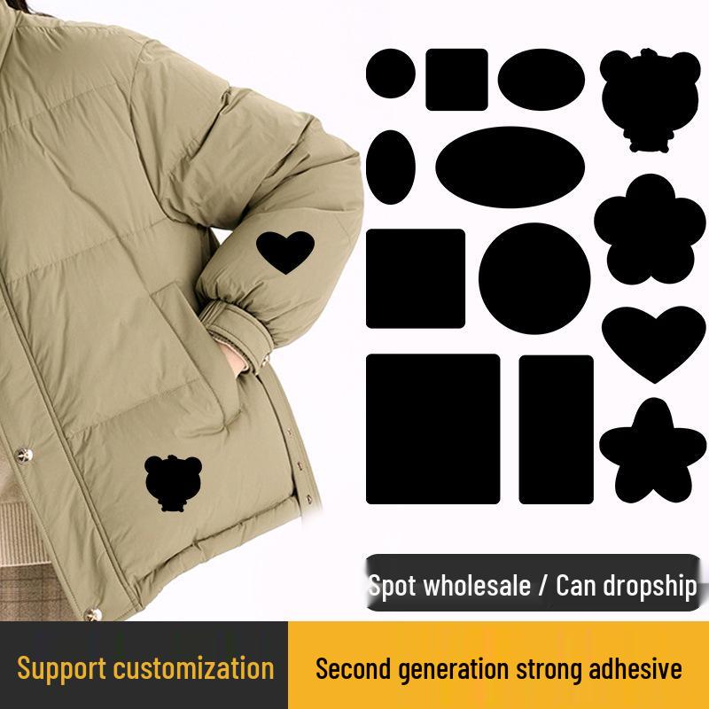 16-Color Self-Adhesive Seamless Repair Patch for Clothes and Jackets