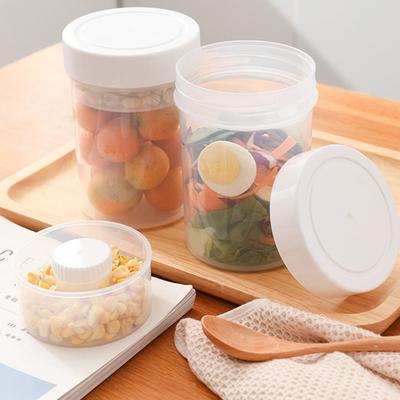Home Kitchen Double-Layer Salad Cup Portable Oat Cup Double-Layer Yogurt Cup Breakfast Cup With Lid Bento Cup