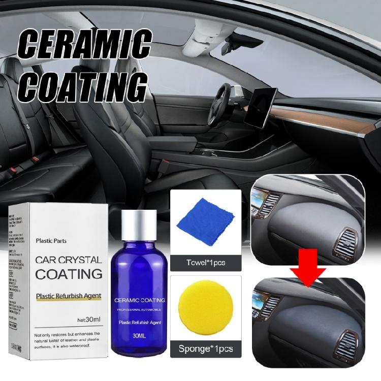 30ml Revitalizing Coating Agent Plastic Crystal Coating Trim Restore Plastic Parts Refurbish Agent Plastic Part Restorer