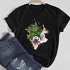 Women T-Shirt Summer Ladies Tops Cute Aesthetic Fashion 90S Print Kawaii Basic Clothing Female Clothes Tees Beautiful Butterfly