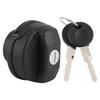 Fuel Tank Filler Cap Black ABS Petrol Locking Lid Fit for Beetle Polo Caddy with 2 Keys