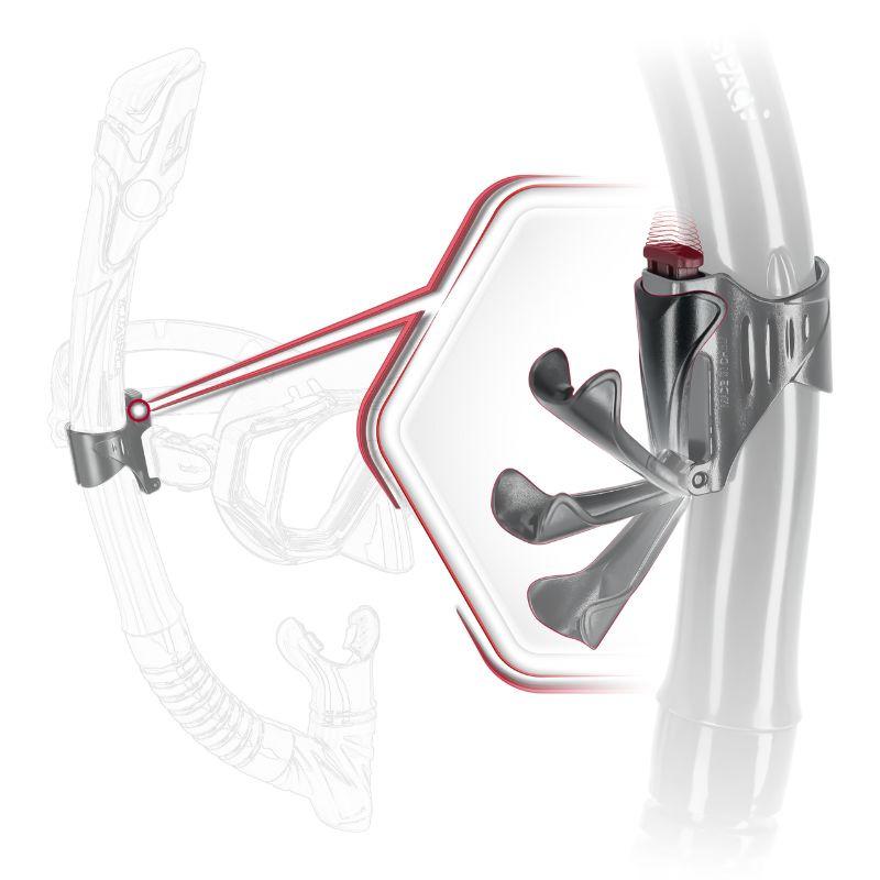 Snorkel With Valve - Black