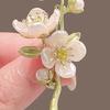 Jasmine Brooch Faux Pearl Petal Flower Lapel Pin Sweater Cardigan Coat Business