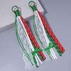 2Pcs Lace Braided Braided Keychain Colorful Design Bow Pendant Keyring  For Phone Accessory