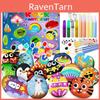 Kit d'Art sur Roche Peint à la Main Pour Enfants Créatif Bricolage Peinture Colorée Jouet Éducatif Ensemble