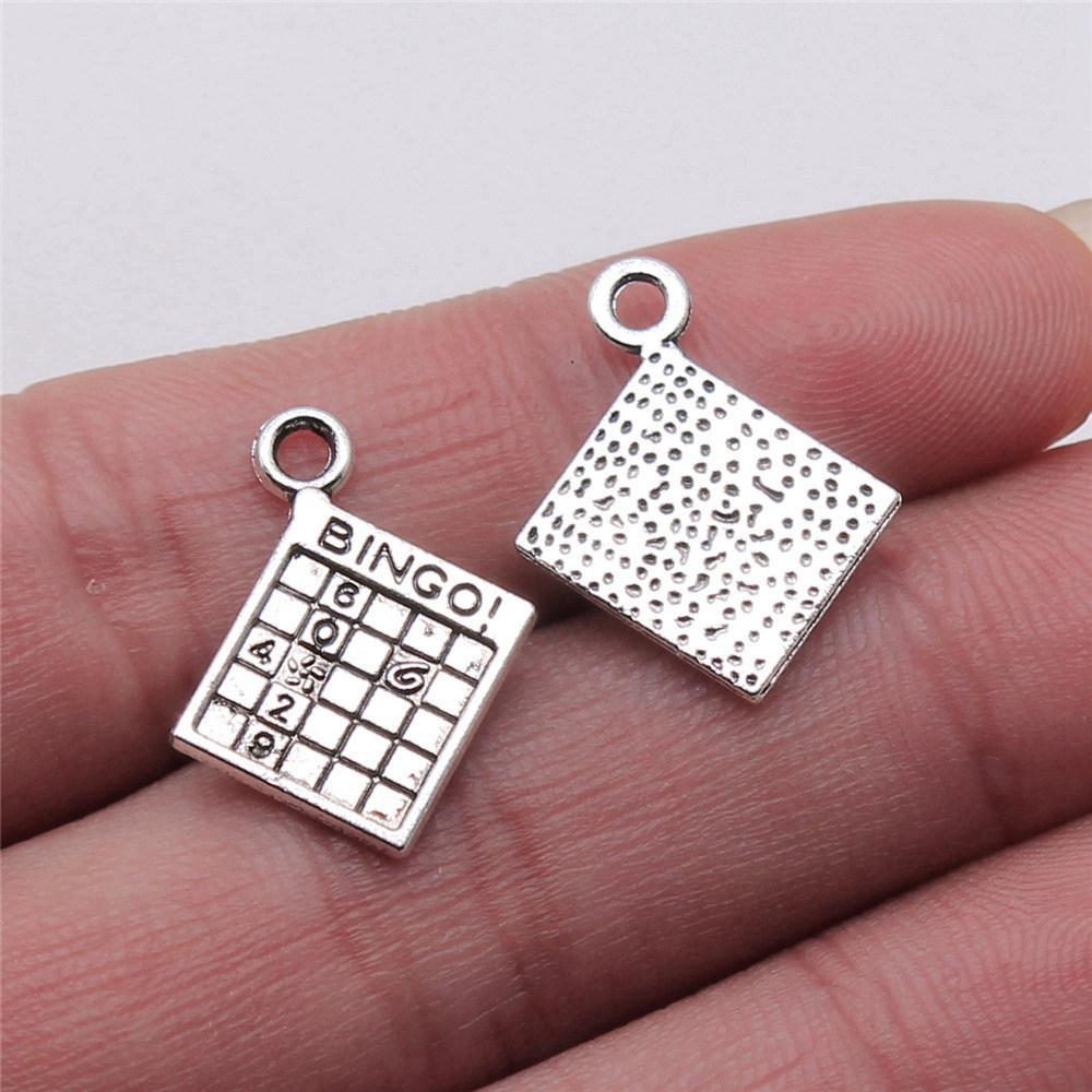 

Jigsaw Puzzles Brain Teaser Charm Antique Bronze Zinc Alloy Jewelry Making Supplies Jewelry Maker Style DIY Charms A36-10pcs-15x17mm