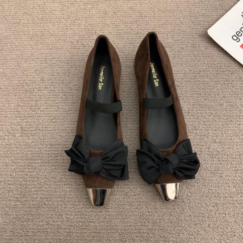 

Fashion 2024 Hot Sale Ladies Shoes Slip on Women s High Heels Fashion Color Matching Dress Pumps Women New Butterfly-knot Heels Women 40