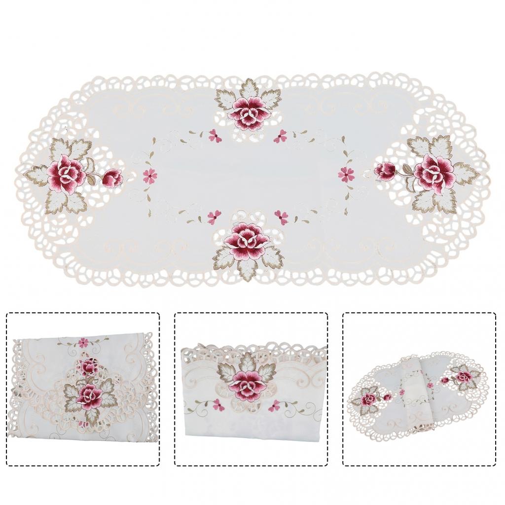 Tablecloth 40x85cm Satin Fabric Washable Table Runners