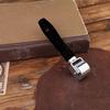 Leather Tools Making 1pc Diy Leather Crimping Roller Double Bearing Wooden Handle Manual Edge Roller For Beginners Professionals