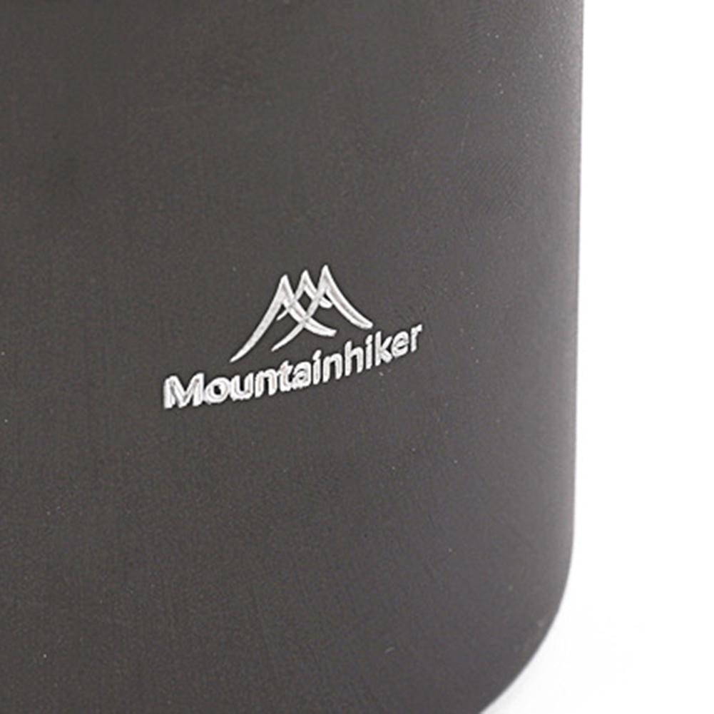 Mountainhiker 300ml Tea Water Mugs Lightweight Coffee Tea Mug Aluminum Foldable Handle Outdoor Portable Camping Hiking Tableware