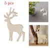 Decor DIY Tools Reindeer Hanging Card Christmas Decorations Christmas Tree Hanging Wooden Elk Decor