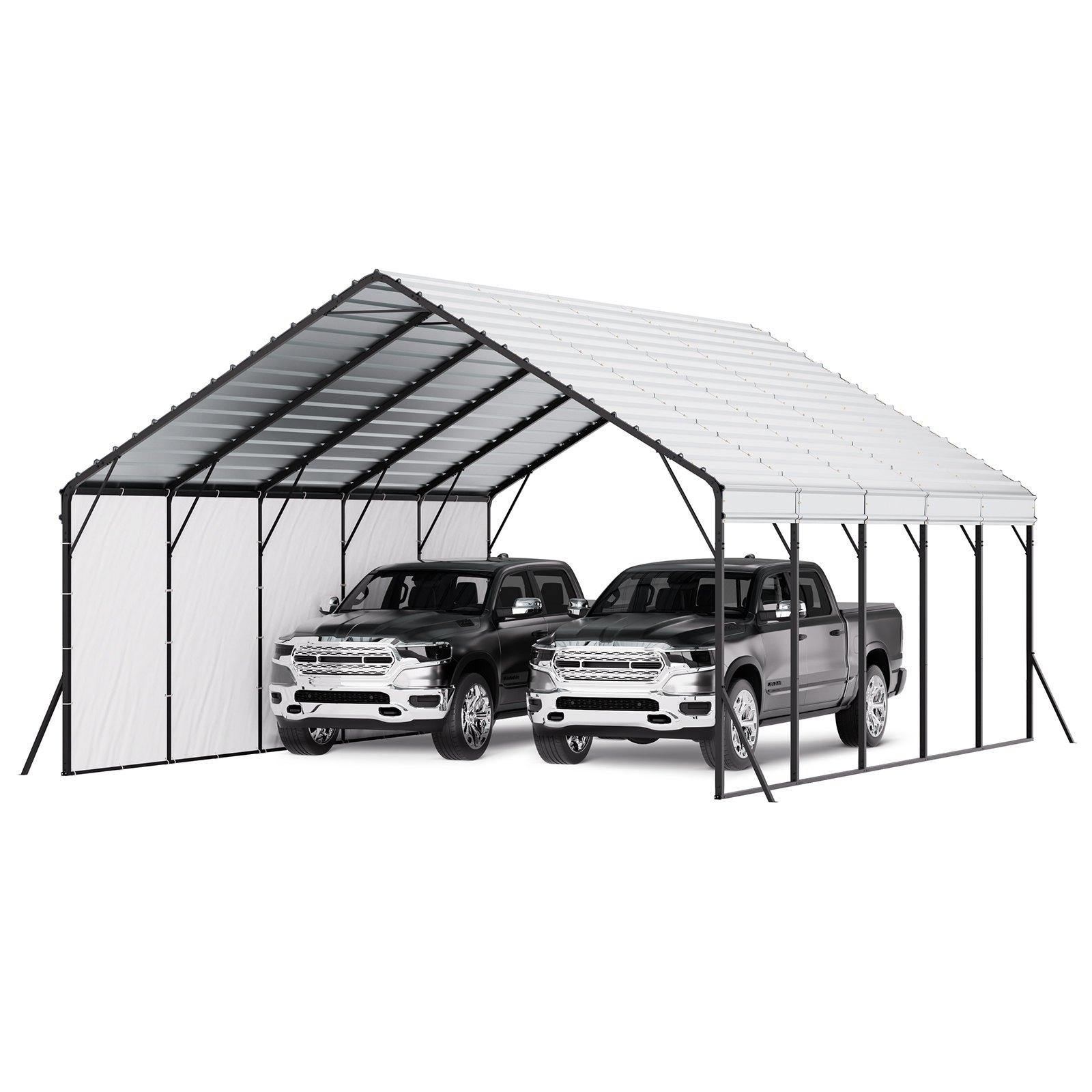 VEVOR Heavy Duty Metal Carport, 5