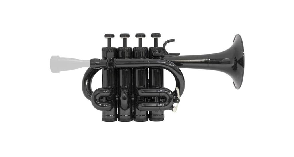 ZO Kunststoff-Piccolo-Trompete, schwarz, PC-05