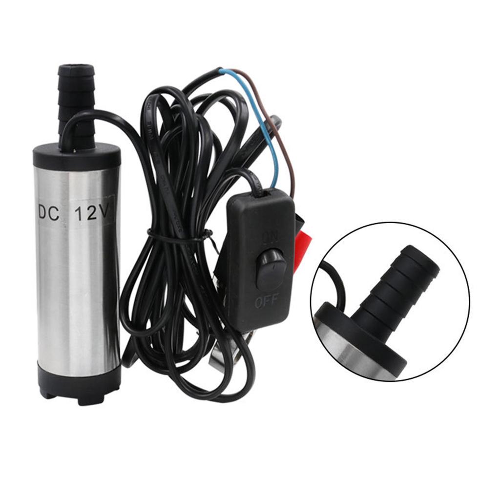 DC12V Elektrische Tauchkraftstoff-Transferpumpe für Dieselöl-Wasser-Kraftstoff-Transferpumpe, tragbar für Wasserpumpe
