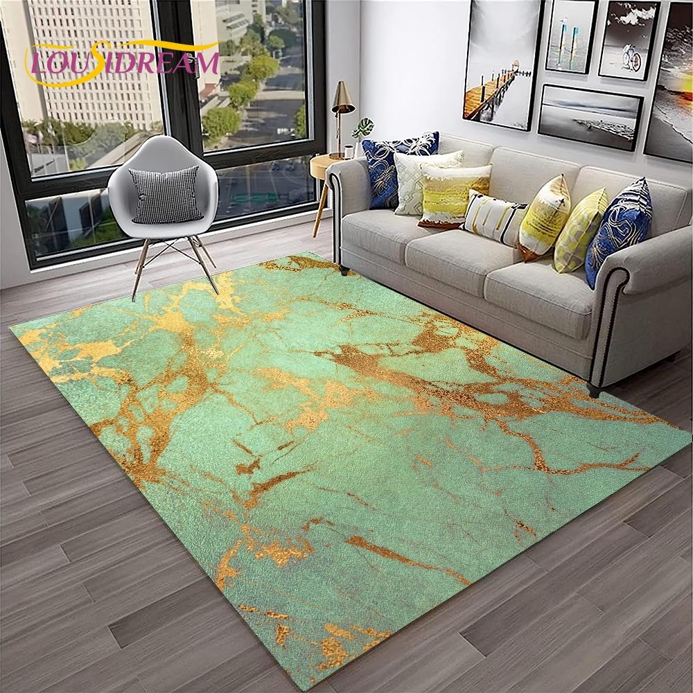 3D Illusion Fluid Colour Irregular Marble HD Carpet Rug for Home Living Room Sofa Doormat Decor,kids Area Rug Non-slip Floor Mat