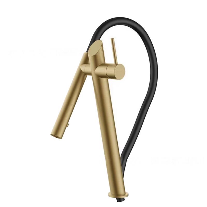 TLXT Universal Pull-Down Kitchen Faucet