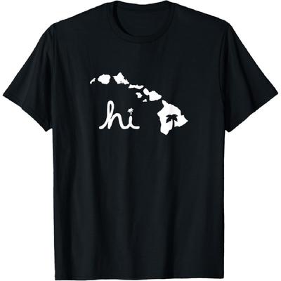Hi Hawaiian Islands T-shirt_ T-Shirt
