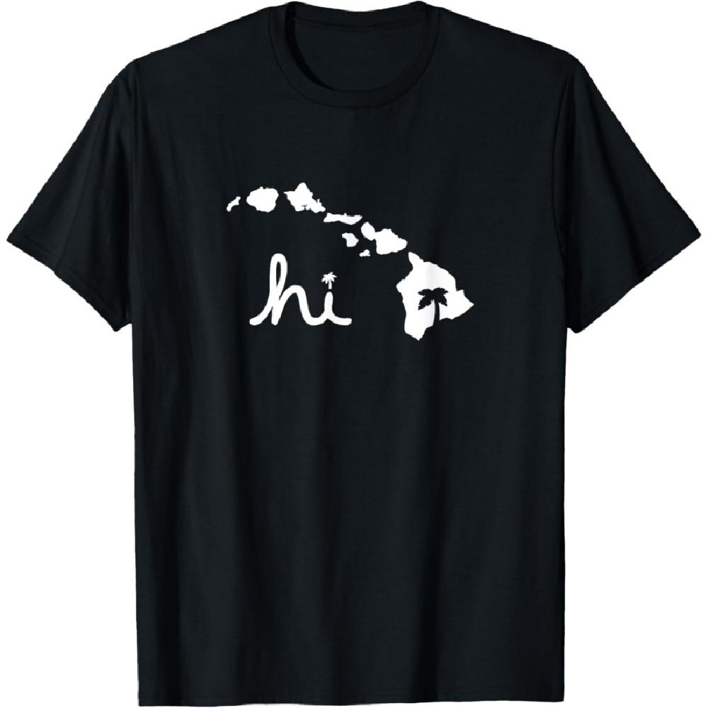 

Hi Hawaiian Islands T-shirt_ T-Shirt XXXXXL чёрный