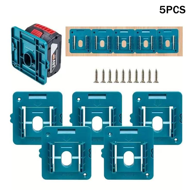 1Stk/5Stk Wandmontage Dock Akkuhalter Für 18V Akku Kompatibel Mit BL1860 BL1850 BL1840 BL1830 Mit Schrauben