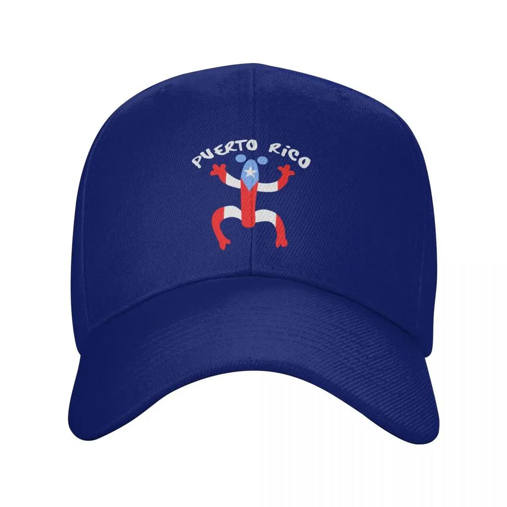 Personalized Puerto Rico Taino Coqui Boricua Flag Baseball Cap Sports Unisex Womens Adjustable Dad Hat Summer Snapback Hats
