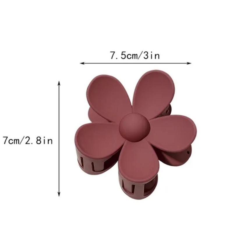 1 Pc Women Fashion Flower Hair Claws Acrylic Hairdressing Hair Clip Hair Accessories