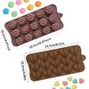Chocolate Flower Molds Reusable Silicone Cake Chocolate Candy Fondant Mold Durable Rose Floral Soap Mould for Baker Ice Butter