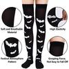 1 Pair Halloween Stockings Thigh High Long Stockings Over Knee Socks Bat Socks Cosplay Festival Stockings for Women Girl