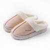 Cotton slippers home autumn and winter shoes plush thick-soled couple cotton shoes non-slip velvet warm cotton mop