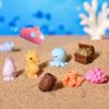Aquarium Ornament Treasure Chest Box Diver Model Unique Undersea Fish Tank Craft Figurines Miniature Landscape Antique Decor
