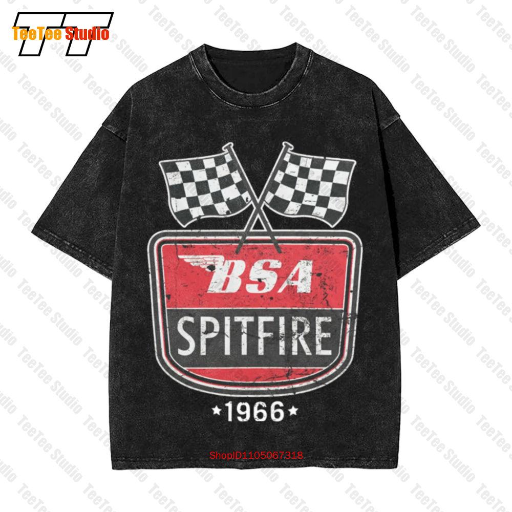 Bsa Motorcycles Spitfire 1966 Vintage Oversized T-Shirt K9C0