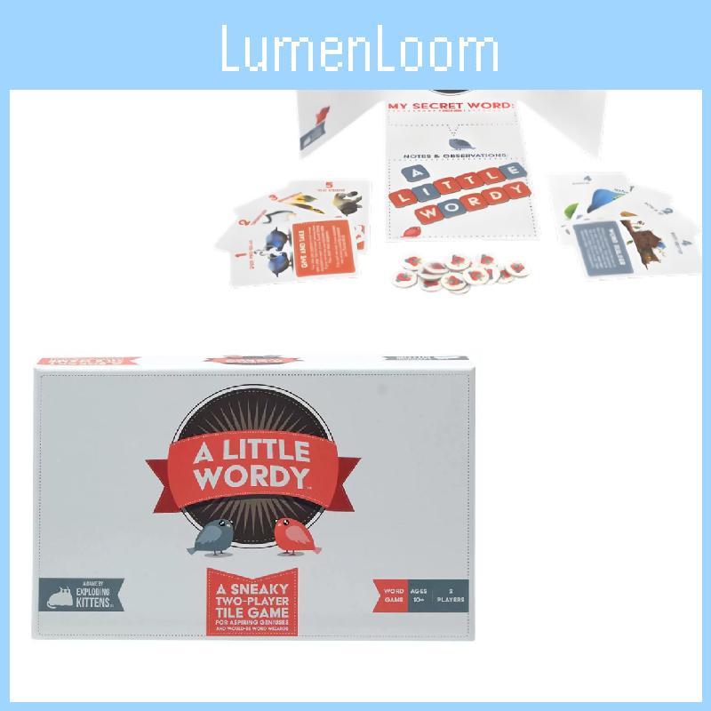 A Little Wordy By Exploding Kittens Card Game With Visual And Emotional Skill Development For Family