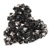 200Pcs Square Rivets Metal Stylish DIY Shoes Bags Hats Decoration Accessories 9mmMatte Black